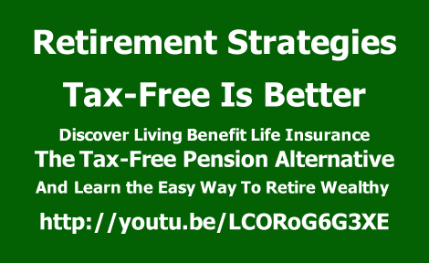Learn the easy way to retire wealthy with The Tax-Free Pension Alternative.